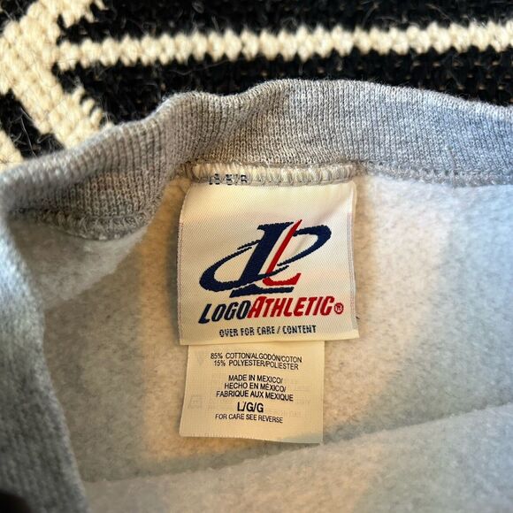 Vintage 90s Logo Athletic Indianapolis Colts Crewneck Sweatshirt Size Large L - Picture 4 of 6